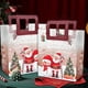 thumbnail image 5 of Rapeiae Christmas Transparent Hand-helds Gift Bag Christmas Eve Apples Gift Box Candy Bag Creatives Souvenir Hand Bag, 5 of 6