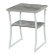 thumbnail image 5 of Convenience Concepts X-Calibur End Table in Gray Wood Finish and Metal Frame, 5 of 5