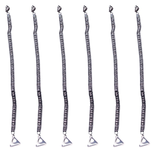 Correa de repuesto para sujetador para mujer, con diamantes de imitación, invisible, elástico, ajustable, extraíble, tirantes para los hombros, Tops, decoración de vestidos, multicolor