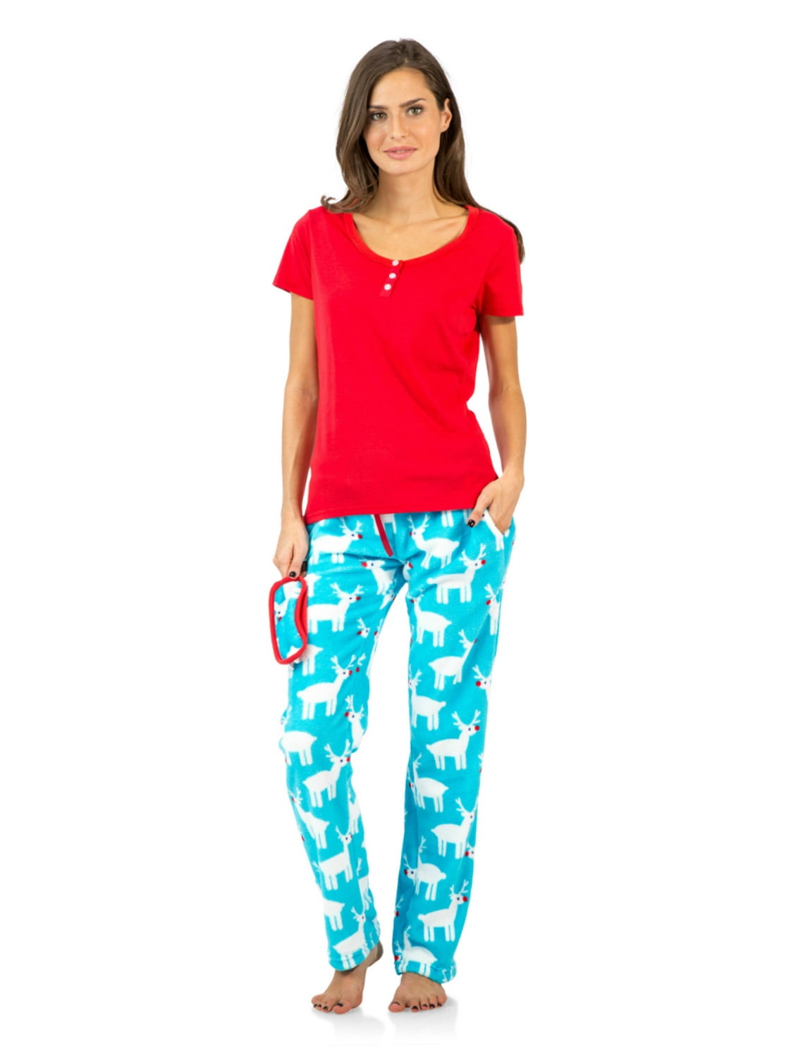 coral fleece pants