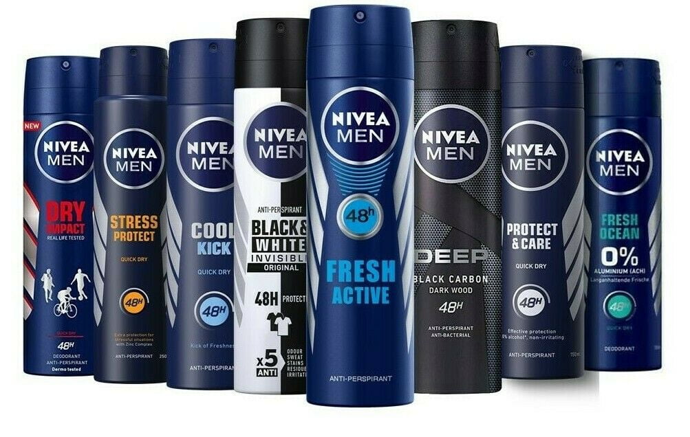 Praktisk homoseksuel betaling 6 Pack Nivea Men Deodorant Spray Assorted Scents 150 ML (6x 5.07 Oz) -  Walmart.com