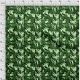 thumbnail image 4 of oneOone Rayon Green Fabric Abstract Quilting Supplies Print Sewing Fabric By The Yard 56 Inch Wide, 4 of 4