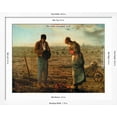 thumbnail image 5 of Art.com The Angelus Art Print by Jean-Fran?ois Millet, White Frame Wall Art, 40" x 32", 5 of 5