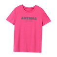 thumbnail image 3 of Camiseta para mujer Verano Mujer Regular Fit Señoras Camiseta básica para acampar caminar XL, 3 of 7