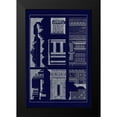 thumbnail image 2 of Buhlmann, J. 11x14 Black Modern Framed Museum Art Print Titled - Wall Facing with Wood Paneling (Blueprint), 2 of 5