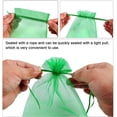 thumbnail image 3 of Jinsinto 100 Pieces Bunch Protection Bag 30x20cm Grapefruit Organza Bag With Drawstring Gives Total Protection green, 3 of 7