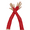 Mesh-red, variant on Women Long Gloves for Wedding Bridal Party Feather Gloves for Bride Wedding Accessories