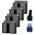 thumbnail image 2 of Caja de almacenamiento montada en la pared, organizador multifunción sin perforaciones, Control remoto de TV, soporte de carga para enchufe de teléfono móvil, 1-4 Uds., 2 of 5