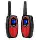 thumbnail image 1 of Walkie Talkies para niños Rt628 de color rojo, 1 par, con teclado Vox de largo alcance, regalo para cumpleaños y vacaciones, fácil de usar para acampar y hacer senderismo, 1 of 5