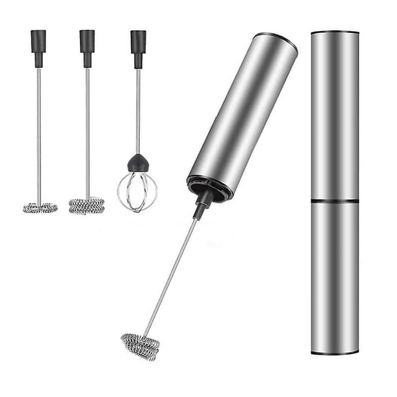 Milk Frother Handheld Coffee Frother Electric Whisk, Usb Rechargeable Foam Maker Bubbler Egg Beater
