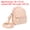 Light Pink, variant on Uxcell Mini Backpack Cute Cosmetic Bag for Women, PU Leather Crossbody Bag with Lanyard Blue