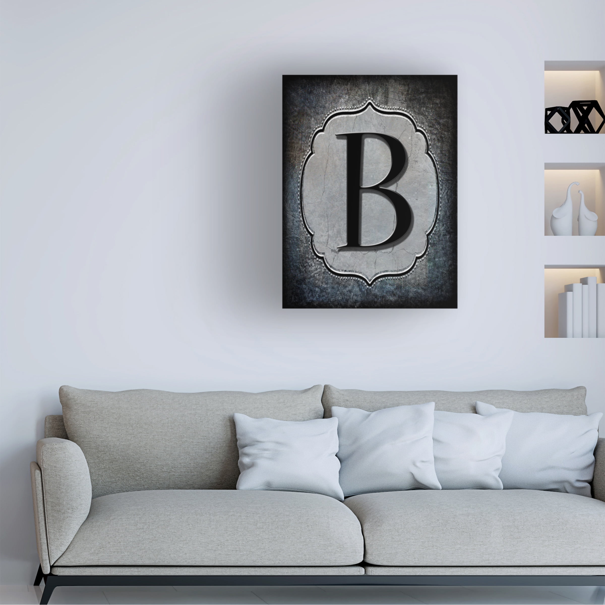 LightBoxJournal 'Letter B' Canvas Art