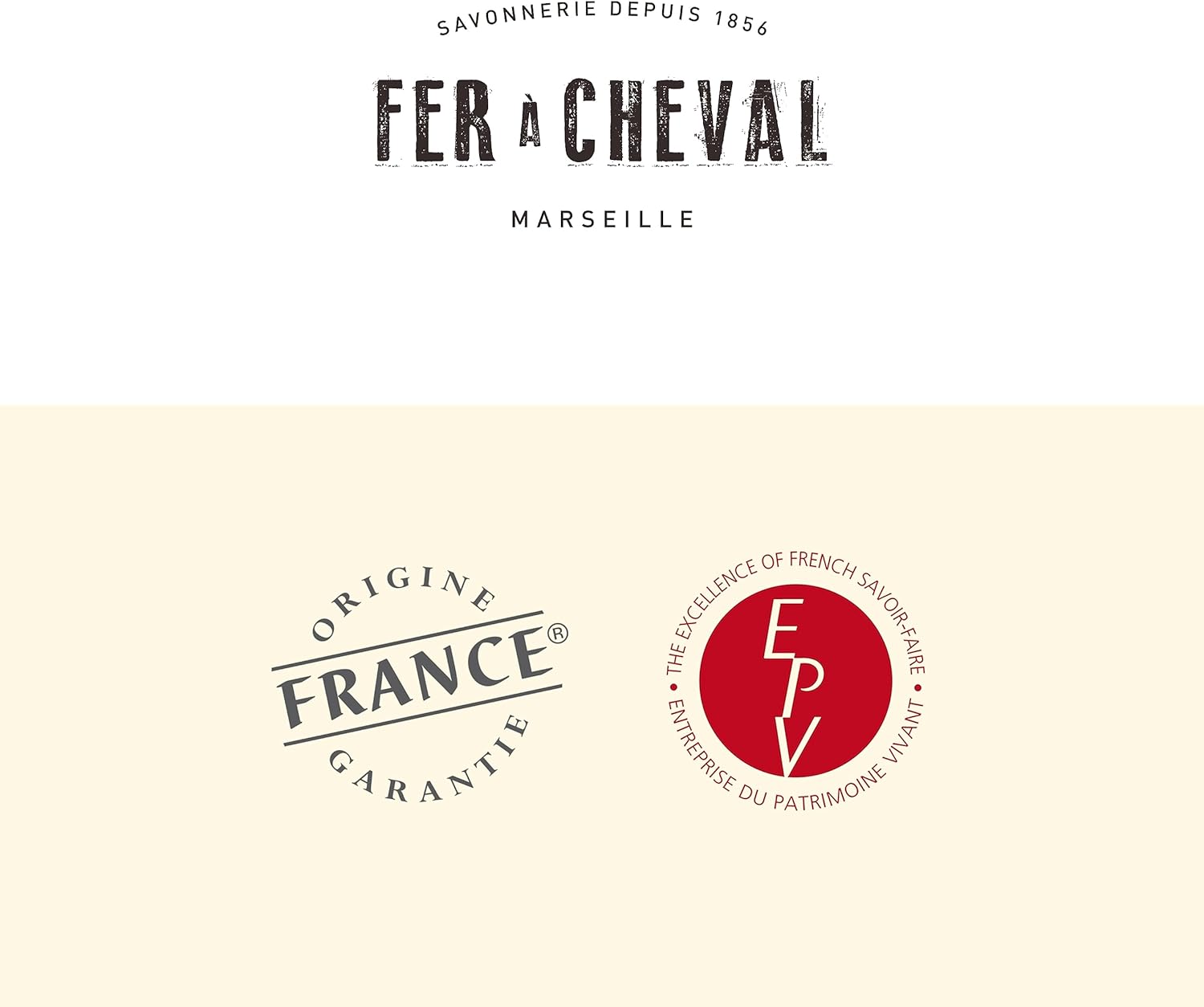 Fer à Cheval Dishwashing Solid Soap | Pristine Marseille Soap Formula with Baking Soda | 100% Natural Dish Soap Bar | French-Origin, Palm-Coconut Oil Free | ECOCERT Certified | 225g, 2 Pack