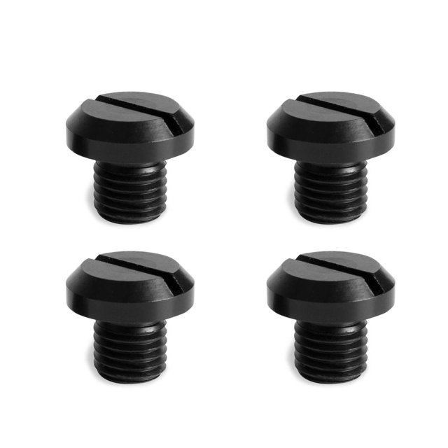 TFixol 4Pcs Moto Aluminio CNC M10 x 1.25 Espejos Agujero TFixol Tornillos para moto