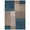 Blue, variant on Luxe Weavers Modern Plaid Blue 8x10 Area Rug, Stain-Resistant Carpet