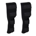 thumbnail image 1 of nipocaio Chien Jarret Brace Manchon Animal de Soutien Compression Jambe Joint Wrap Protector1 Paire Noir, 1 of 4