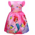 thumbnail image 2 of Robe de Fête Imprimée Sirène Princesse Ariel pour Filles, 2 of 4