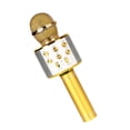 thumbnail image 3 of Microphone Réduction de Bruit Rechargeable Microphone Karaoké LED Microphone Karaoké; Micro LED Portable Sans Fil, Or, 3 of 9