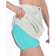 thumbnail image 2 of Little Donkey Andy Women's Athletic Skort Skirts UPF 50+ Quick Dry Golf Tennis Causal Skirt with Pockets Light Gray S, 2 of 6