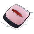 thumbnail image 3 of Estuche moderno para pañuelos de papel, dispensador de pañuelos para coche, organizador antideslizante. Rosado, 3 of 3