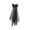 A003- Red, variant on Gothic Halloween Headband Red Black Rose Veil 20 Inch Halloween Accessory Spooky Halloween Decor for Adults Halloween Party 1 Pack