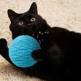 thumbnail image 4 of Juego de juguetes para gatos con cuerda de sisal y plumas y juguetes interactivos para gatos de interior, gatitos, roer papel, cuerda para gatos, cuerda interactiva para gatos de interior, arañar, 4 of 5