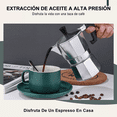 thumbnail image 2 of Cafetera Manual Italian 6 Tazas Aluminio, Color Plata, 2 of 6