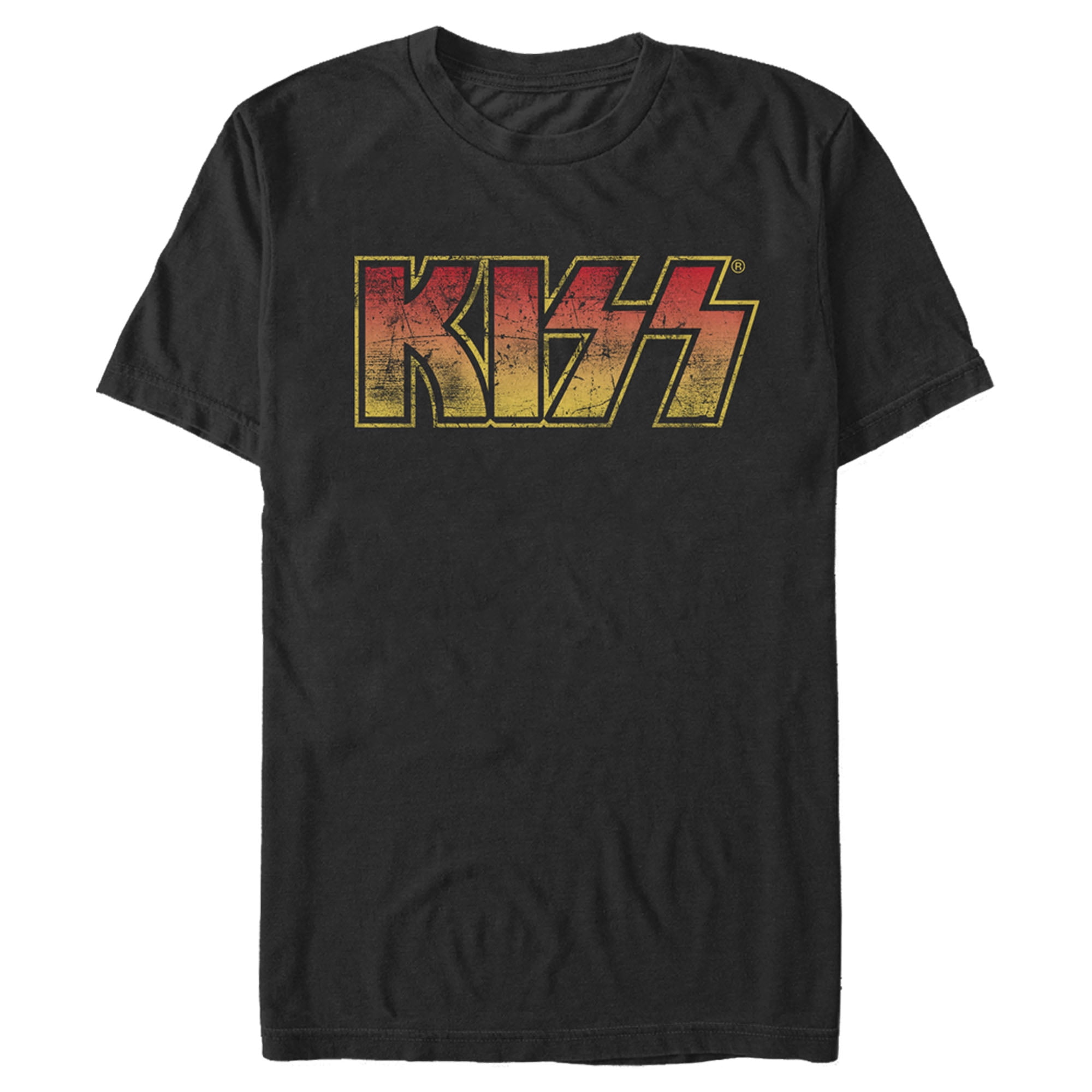Men's KISS Classic Logo  Graphic Tee Black 4X Large