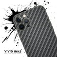 thumbnail image 5 of Design Skinz Textured Black Carbon Fiber Full Body Skin Decal Wrap Kit Compatible with Apple iPhone 11 (Screen Trim & Back Skin), 5 of 5