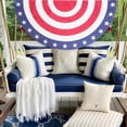thumbnail image 5 of SMKE Patriotic Half Fan Bunting,35X17In Concentric Star Stripe Fan Flag,National Fan Banner,Stars Stripes Decor Flag,National Day Holiday Decoration,Indoor Outdoor Universal Decor,Durable Fabric, 5 of 9