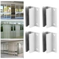thumbnail image 1 of Induction Door Guide, Sliding Door Positioner, Acid Alkaline  Temperature  4Pcs/Set Design for Mounting On The Floor Frameless Glass Doors, 1 of 8