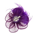 thumbnail image 4 of Tocado de novia Tocado de plumas Tocado de flores Broche para el cabello, 4 of 5