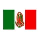 thumbnail image 1 of Tapestry, diseño de bandera de Nuestra Señora de México, 90 x 150 cm, terileno, 1 of 1