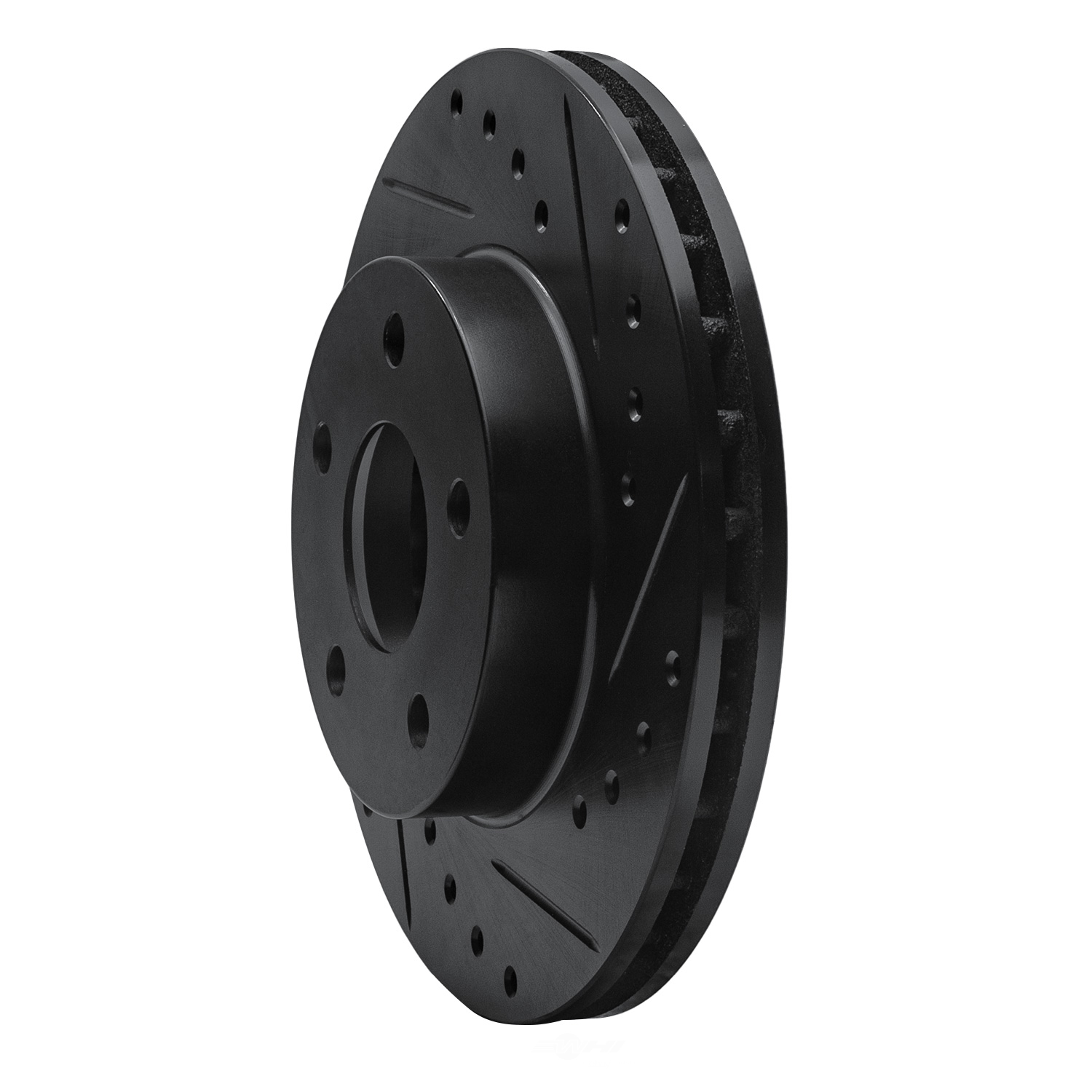 Dynamic Friction Company 633-45002R DFC Brake Rotor - Drilled And Slotted - Black