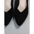 thumbnail image 2 of Spring/autumn Fashionable Black Ladies Flat Pointed Toe Shoes, Versatile, 2 of 4