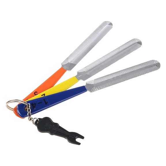 Guitar Nut Files Grinding Maintenance File 3 Different Size Gear for Guitar Bass