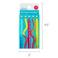 thumbnail image 5 of Multicolor Swirl Birthday Candle Set, 5 Pieces, by Way To Celebrate, 5 of 6