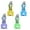 Multicolor, variant on GERsome 4 Pack Easter Bunny Utensil Cutlery Holders Pouch Bags Felt Silverware Holder Bag 3.4 x 6.9 Inch Utensil Sleeve for Knife Forks Easter Table Decoration Wedding Birthday Party