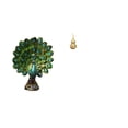 thumbnail image 1 of Elegante Colección De Esculturas De Animales De Calabaza De Pavo Real De Latón, Adorno De Mesa Feng Shui Hecho A Mano Para Dormitorio, Oficina, Sala De Estar, Estantería, Decoración Del, 1 of 8