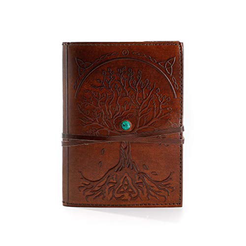 Embossed Life Tree Leather Retro Vintage Journal Notebook Lined Paper Diary 