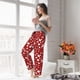 thumbnail image 5 of Balery Red Christmas Cheer. Pantalones de pijama para mujer, pijamas ultraligeros, pantalones de estar por casa-XX-Large, 5 of 6