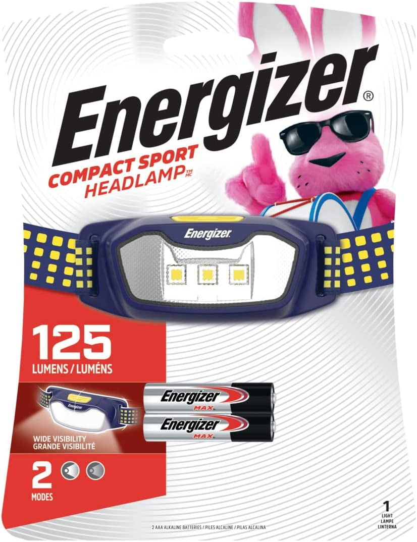 Energizer LED Headlamp Flashlight, Super Bright, Batteries Included