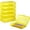 6Pcs:Yellow, variant on Uiz Merueh 2 Pcs Plastic Pencil Box Large Capacity Pencil Case Clear Pencil Box with Snap Closure Lids Plastic Crayon Boxes Multi Purpose Storage Organizer Box for Office Supplies