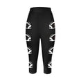 thumbnail image 2 of Pantalones de Yoga Capri, Moda Impresa Estiramiento Capris para Mujeres, Poliéster Spandex Entrenamiento Y Ocio, 2 of 4