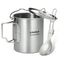 thumbnail image 4 of Lixada kitchenware,750ml Handle Outdoor Picnic Stainless Steel With Lid And Lid And Handle And Handle Outdoor Water Cup With Cup Pot With Handles And Handles And Lid Huiop Pot Cup Stainless, 4 of 7