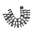 thumbnail image 4 of Pegatina de piano, notas de piano de aprendizaje extraíbles y reutilizables, pegatinas de teclado de piano, guía de notas de piano para tomar , 88 teclas palabras 88 teclas palabras blancas Baoblaze pegatinas de teclado, 4 of 8