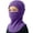 Z01Dark Purple, variant on Kids Fleece Balaclava Windproof Thermal Winter Face Mask Neck Warmer for Cold Weather Outdoor Use Navy One Size