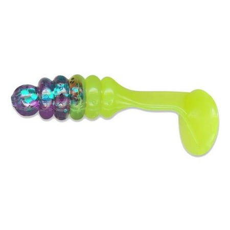 Charlie Brewer Slider Cb Crappie Grub 1 20Bg-Junebug/Cht - CBPGF128