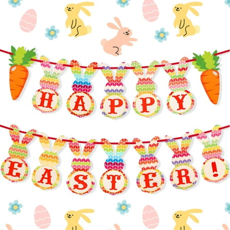 Easter Bunny Banner Happy Easter Banner