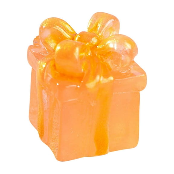 SHENGXINY New Luminous Christmas Gift Box Decorations Clearance Christmas Decorations, Christmas Tree Gift Boxes, Decorations, Illuminated Gift Boxes, Christmas Tree Decorations, Gifts Orange